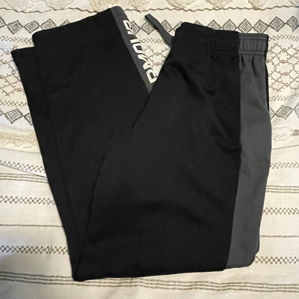 Under Armour Kids Black and Gray Sweatpants